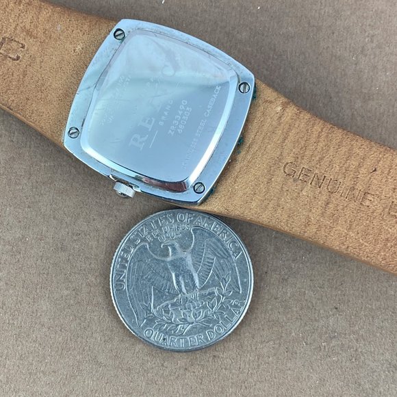 Relic Stainless Steel Watch Brown Leather Strap - Picture 6 of 7